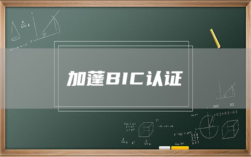 加蓬BIC認證(圖1)